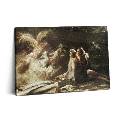 Tablou pe pânză 60x40 O fotografie cu două femei