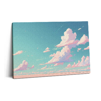 Tablou pe pânză 60x40 Culoarea pastelată a cerului