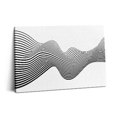 Tablou pe pânză 60x40 Artă optică liniară
