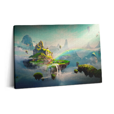 Tablou pe pânză 60x40 Scene fantastice în stil chinezesc