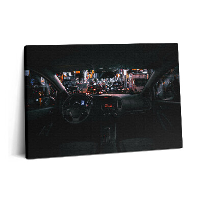 Tablou pe pânză 60x40 Mașină în Tokyo