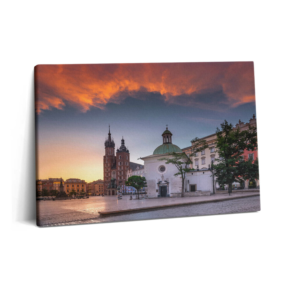 Tablou pe pânză 60x40 Piața Principală a Cracoviei