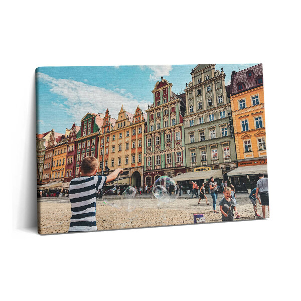 Tablou pe pânză 60x40 Piața Centrală din Wrocław