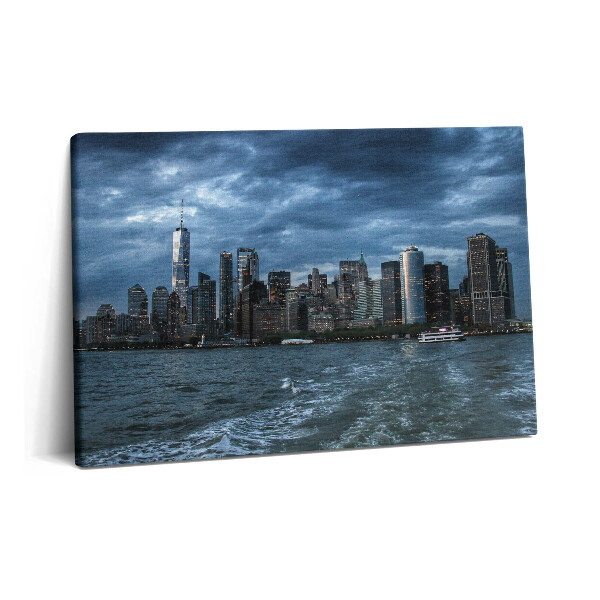 Tablou pe pânză 60x40 Orizontul New York-ului