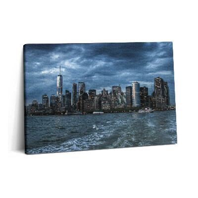 Tablou pe pânză 60x40 Orizontul New York-ului