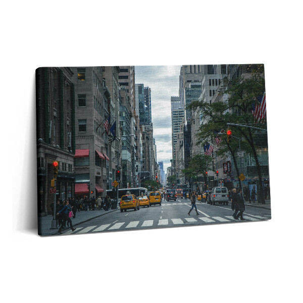 Tablou pe pânză 60x40 Taxi stradal din New York