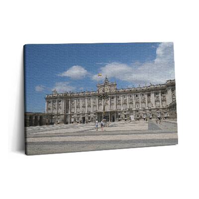 Tablou pe pânză 60x40 Palatul istoric din Madrid