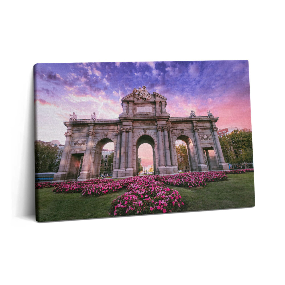 Tablou pe pânză 60x40 Uși Alcala Madrid Spania