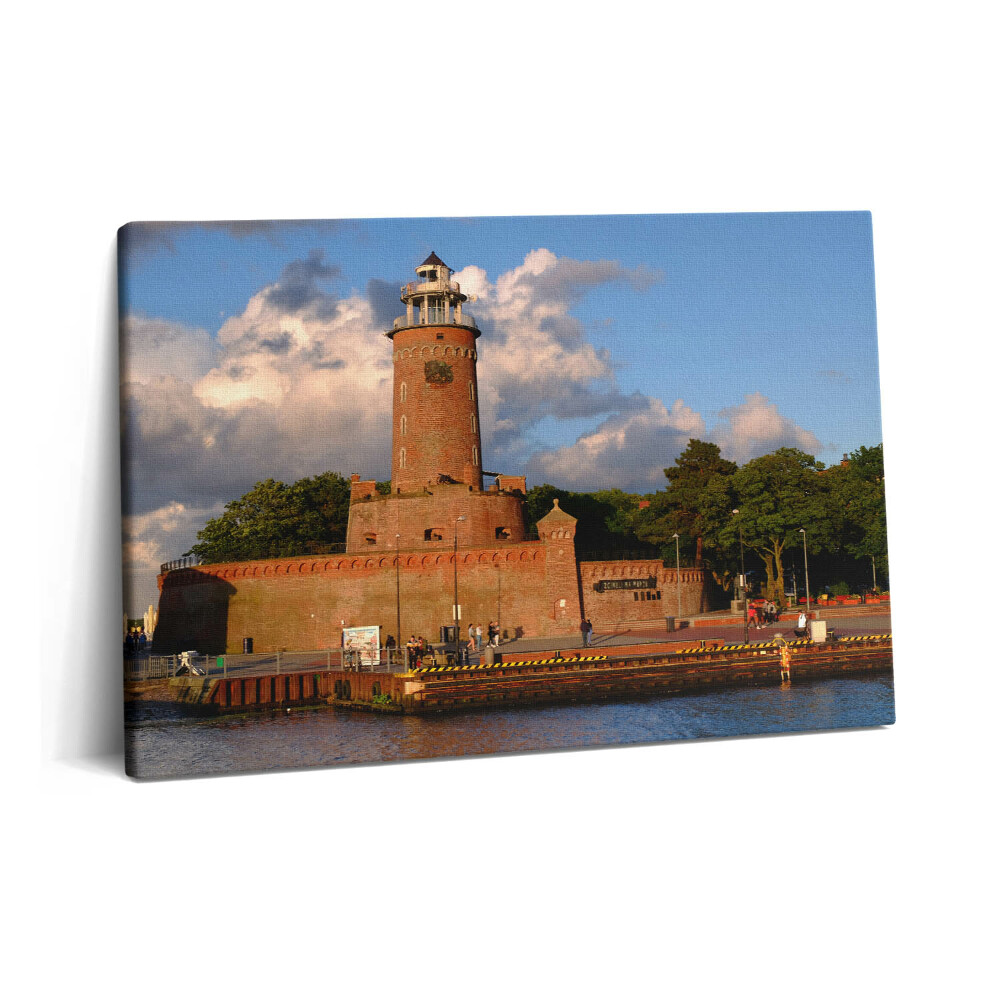 Tablou pe pânză 60x40 Far în Kołobrzeg Polonia