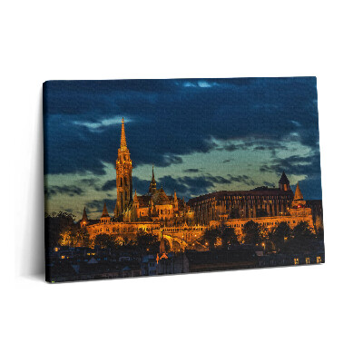 Tablou pe pânză 60x40 Biserica Matthias din Budapesta, Ungaria