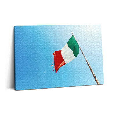 Tablou pe pânză 60x40 steagul italian