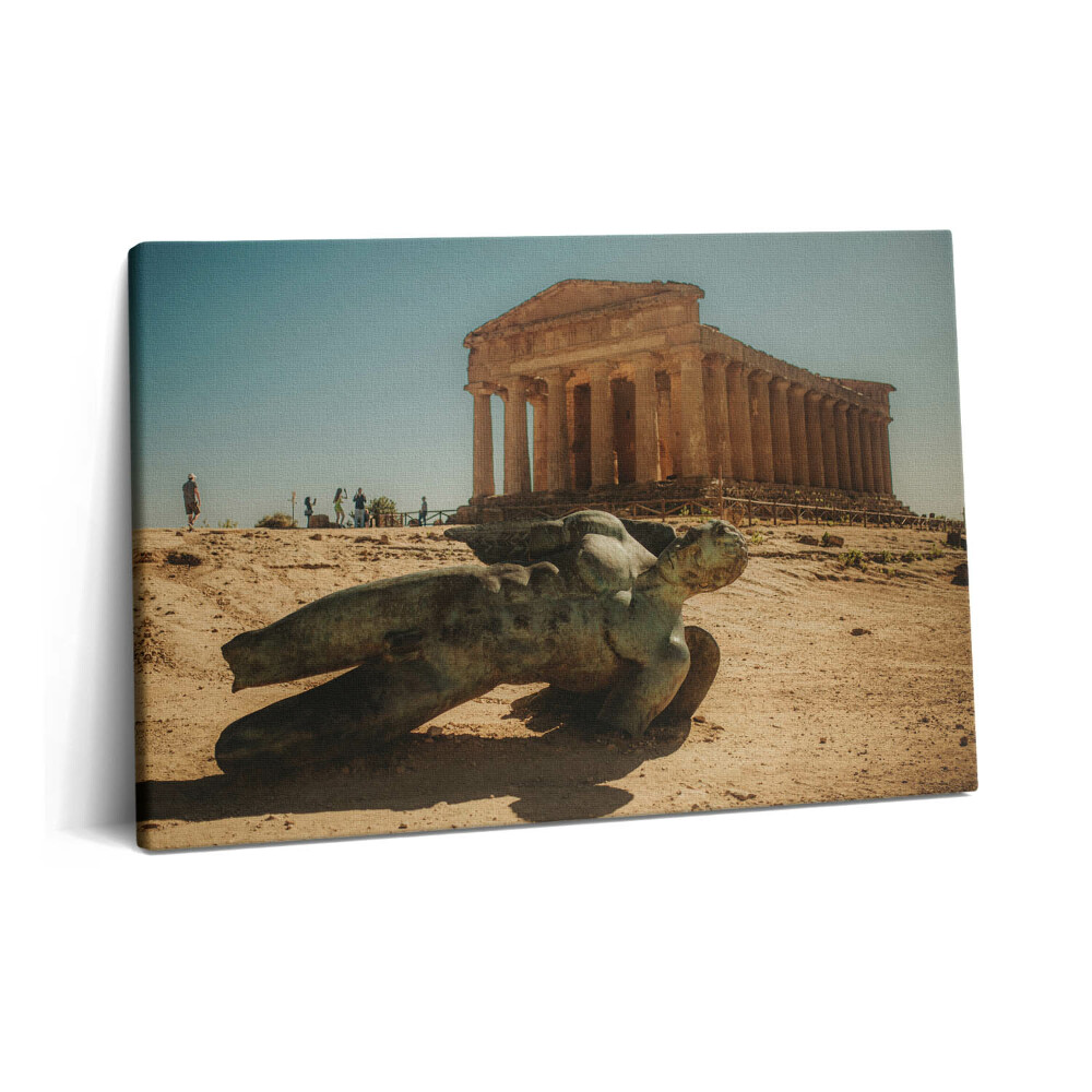 Tablou pe pânză 60x40 Valea Templelor din Sicilia, Italia