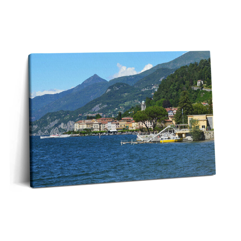 Tablou pe pânză 60x40 Peisajul montan al Lacului Garda