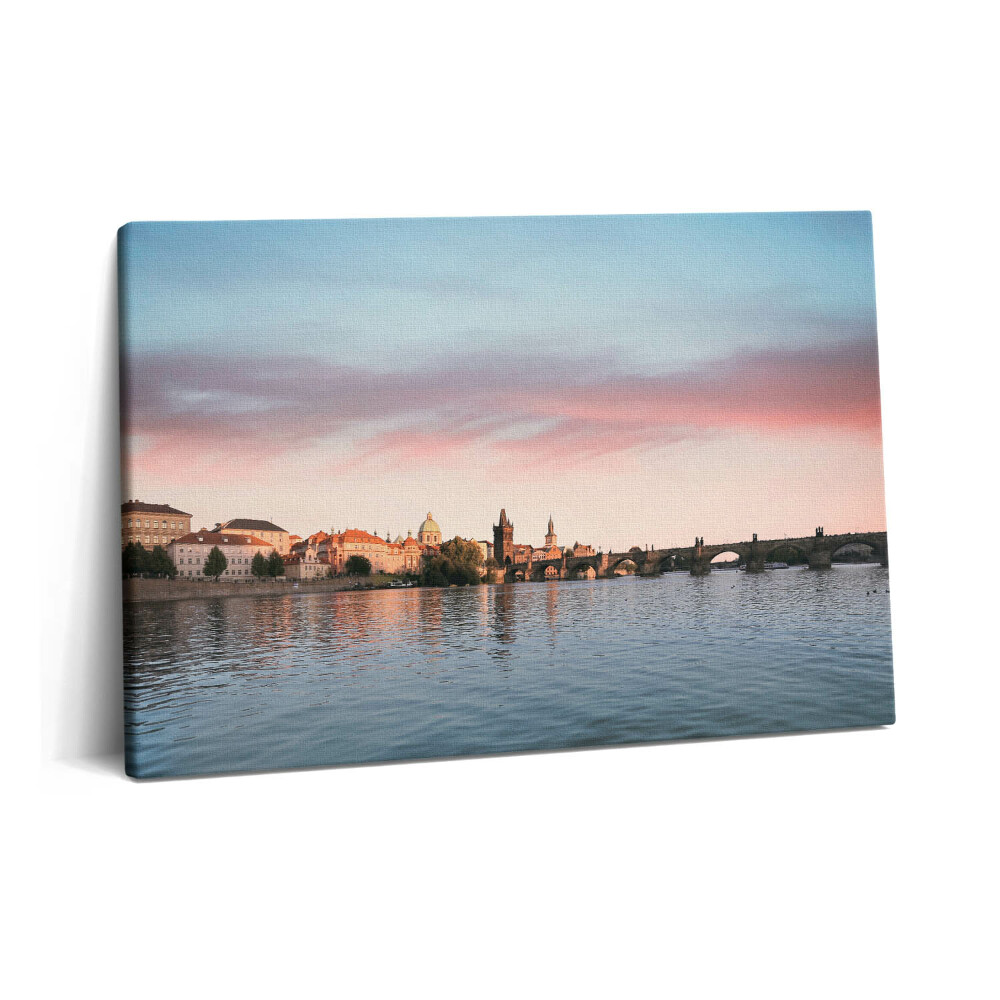 Tablou pe pânză 60x40 Podul Carol din Praga