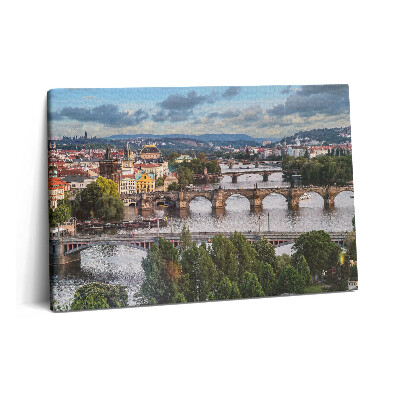 Tablou pe pânză 60x40 Vedere a Pragăi