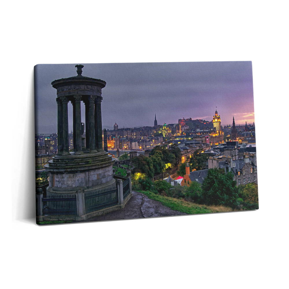 Tablou pe pânză 60x40 Vedere a orașului Edinburgh de pe Calton Hill