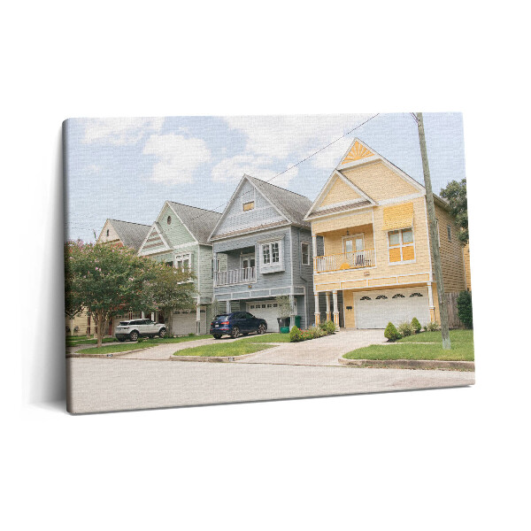 Tablou pe pânză 60x40 Case în Houston