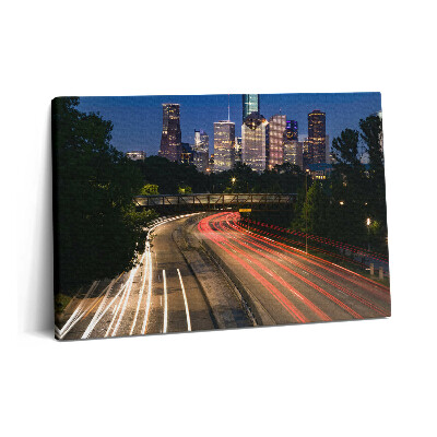 Tablou pe pânză 60x40 Autostrada către oraș