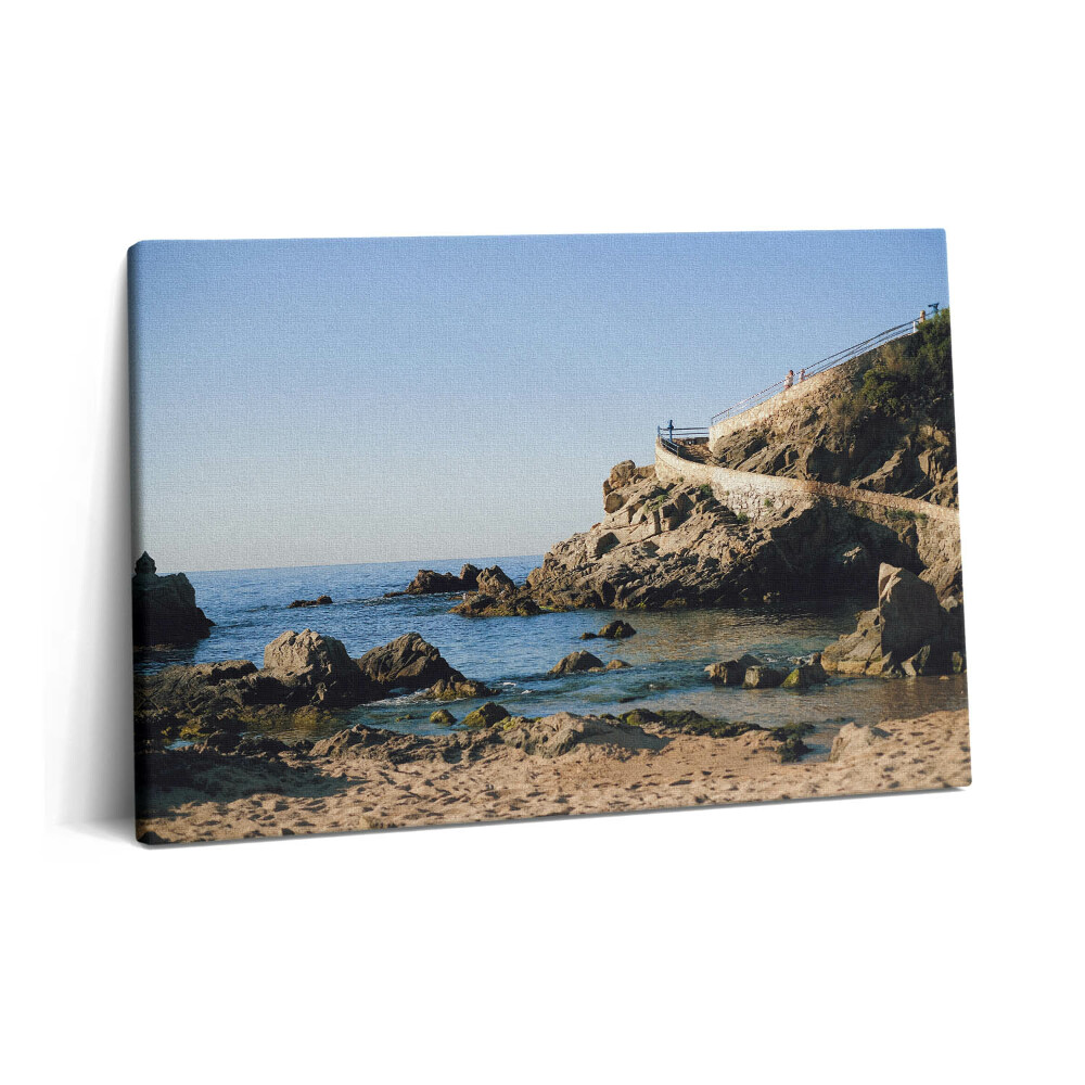 Tablou pe pânză 60x40 Plaja de pe Costa Brava