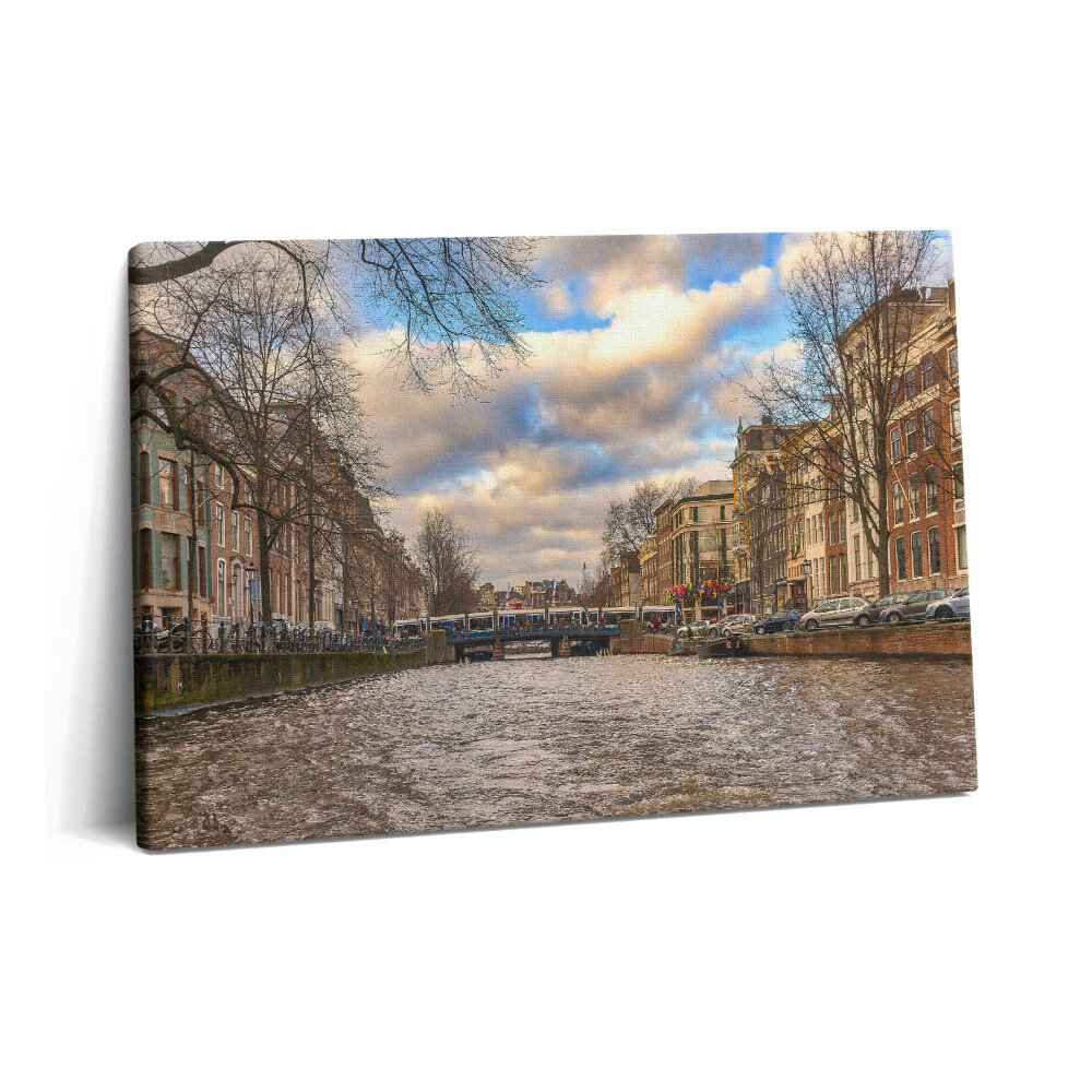 Tablou pe pânză 60x40 Canalul Rotterdam