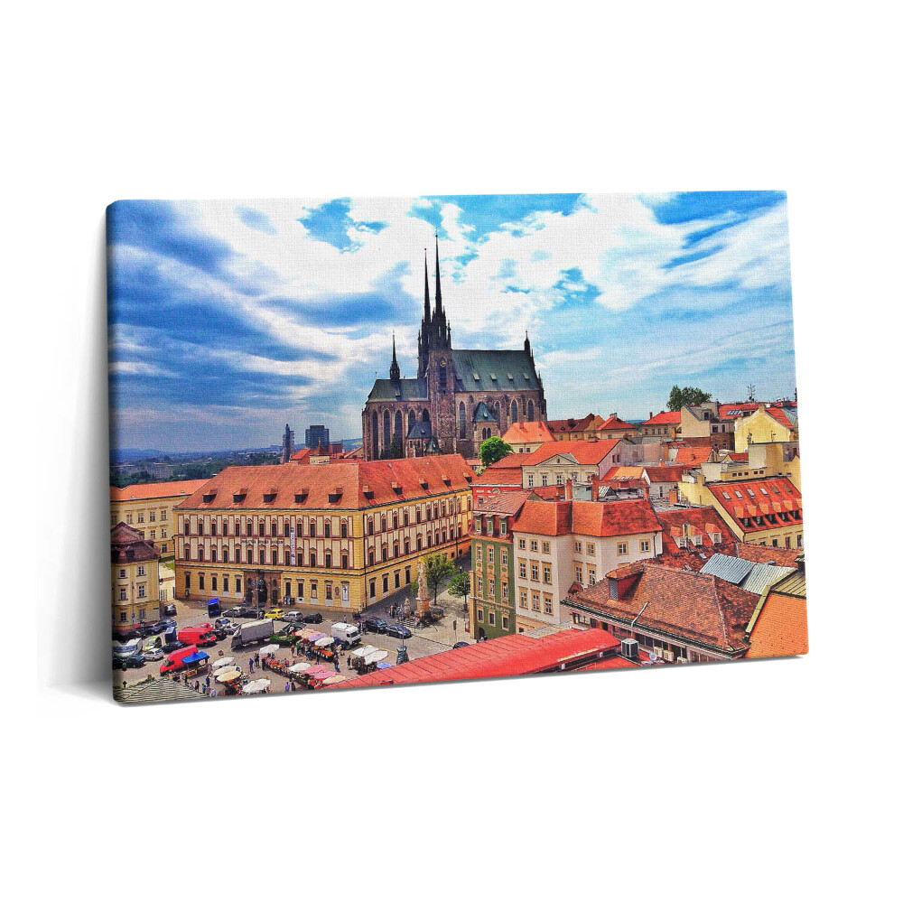 Tablou pe pânză 60x40 Vedere a orașului Brno