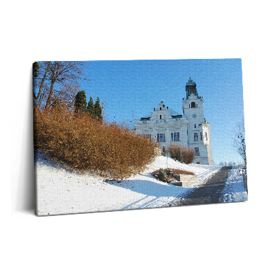 Tablou pe pânză 60x40 Orașul Ostrava iarna