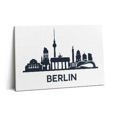 Tablou pe pânză 60x40 Ilustrație a orașului Berlin