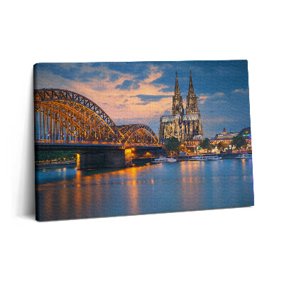 Tablou pe pânză 60x40 Vedere a primăriei