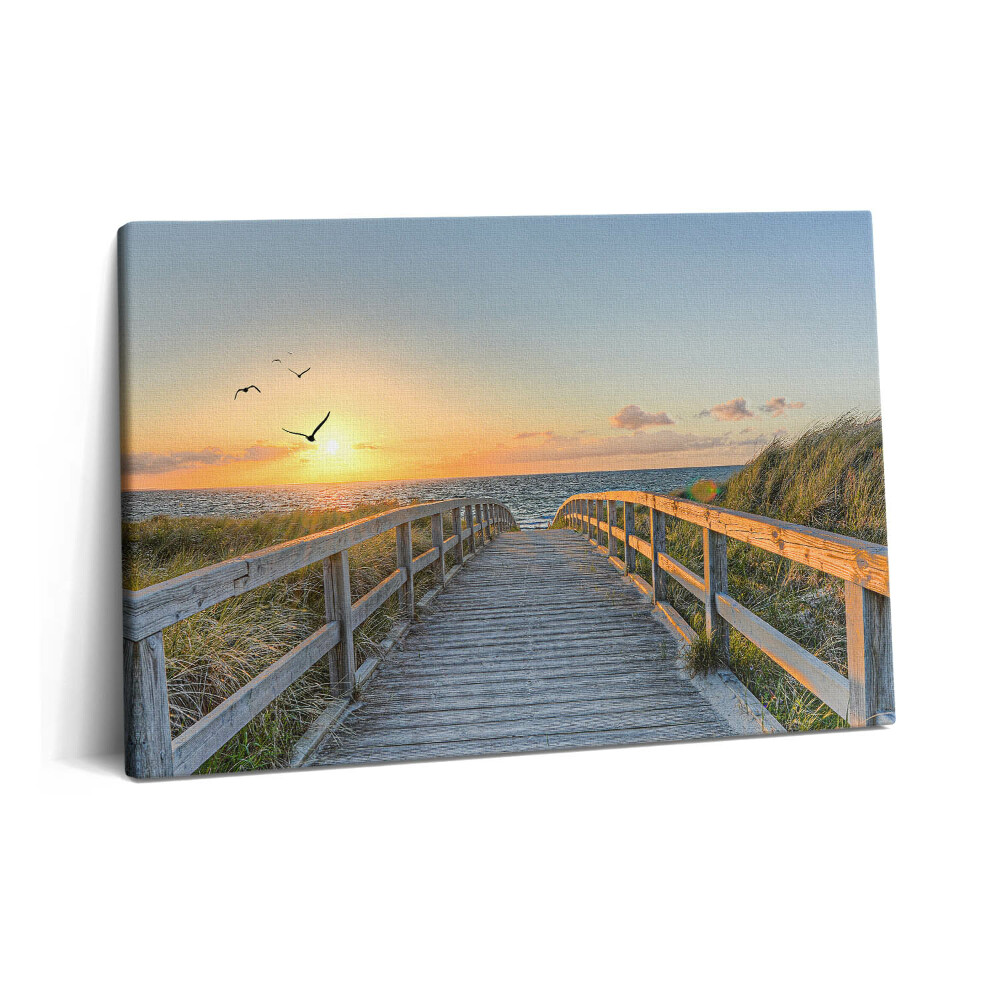 Tablou pe pânză 60x40 Vacanțe la plajă în Germania