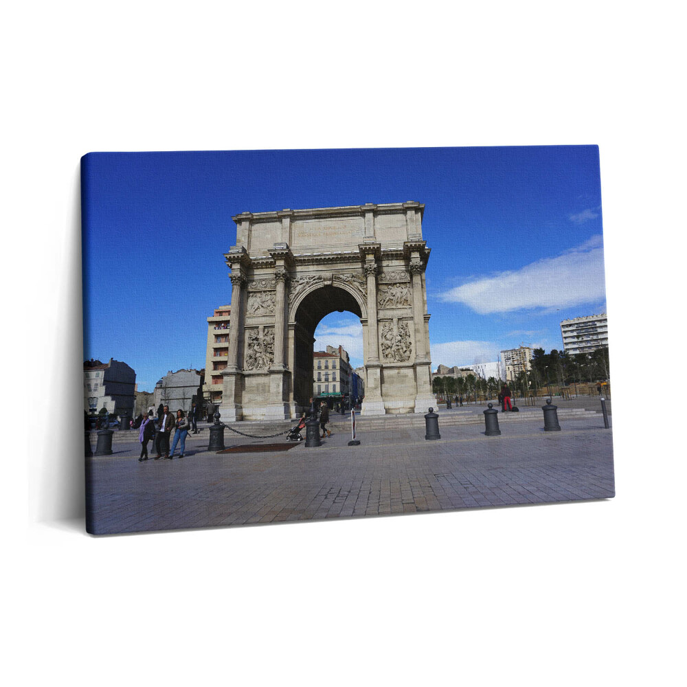 Tablou pe pânză 60x40 Arcul de Triumf din Marsilia, Franța