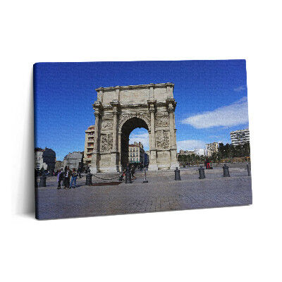 Tablou pe pânză 60x40 Arcul de Triumf din Marsilia, Franța