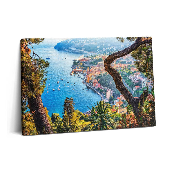 Tablou pe pânză 60x40 Satul Villefranche-sur-Mer