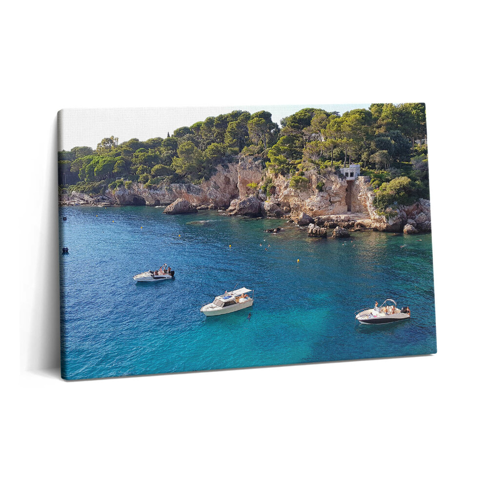 Tablou pe pânză 60x40 Peisaj în Capul d'Antibes