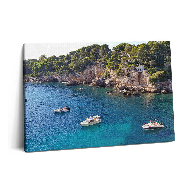 Tablou pe pânză 60x40 Peisaj în Capul d'Antibes