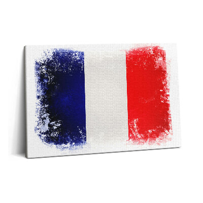 Tablou pe pânză 60x40 Drapelul francez