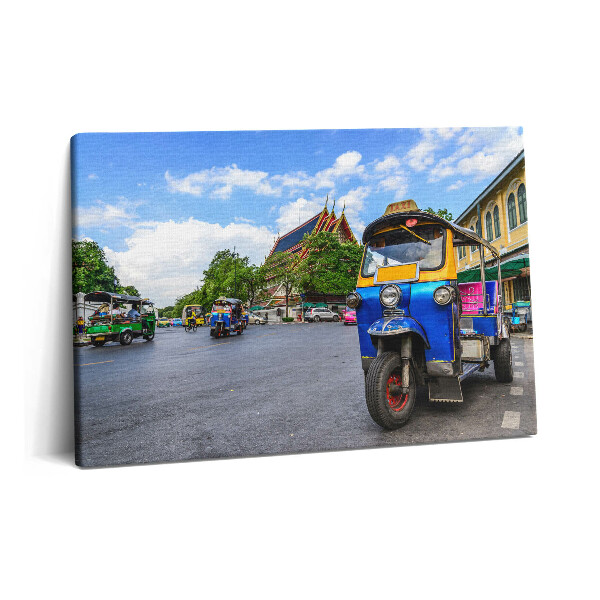 Tablou pe pânză 60x40 Taxi tuk-tuk în Bangkok