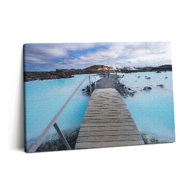 Tablou pe pânză 60x40 Atracție în Islanda