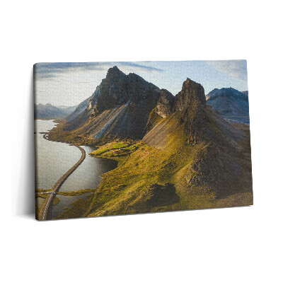Tablou pe pânză 60x40 Drum pitoresc din Islanda