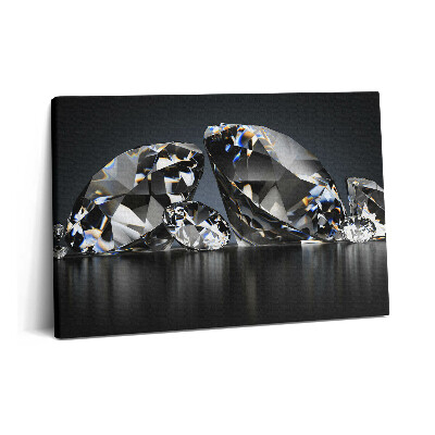 Tablou pe pânză 60x40 Diamante strălucitoare frumoase