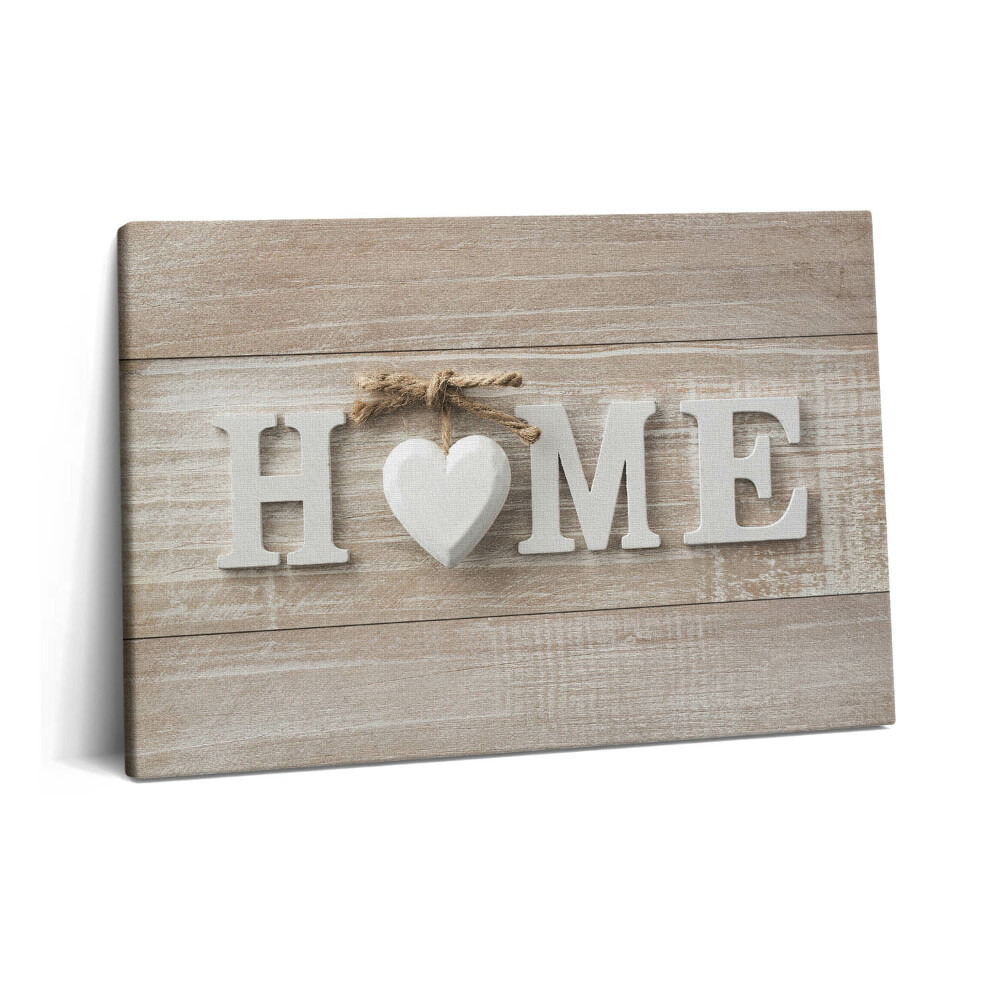 Tablou pe pânză 60x40 Inscripție acasă