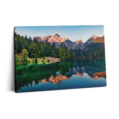 Tablou pe pânză 60x40 Peisaj lacustru