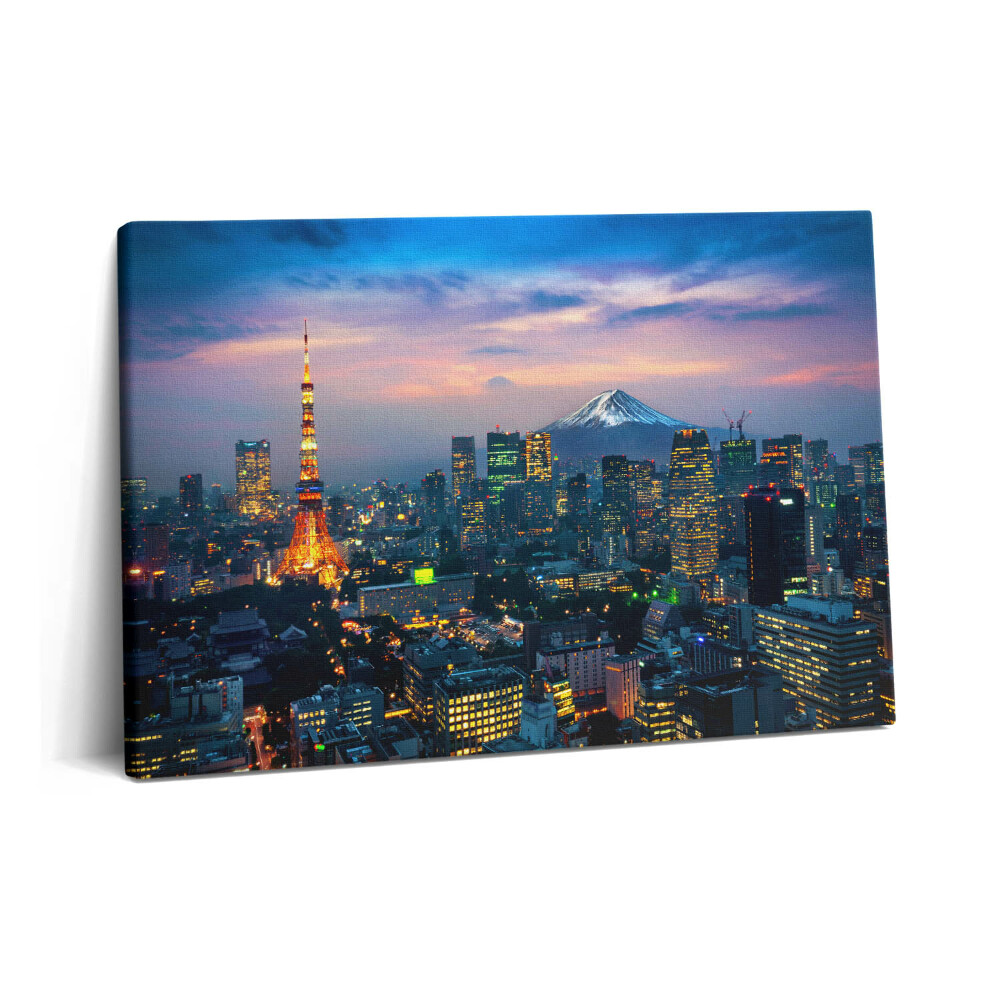 Tablou pe pânză 60x40 Orașul noaptea