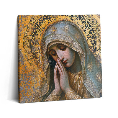 Tablou pe pânză canvas 60x60 Sfânta Maria Maica Domnului
