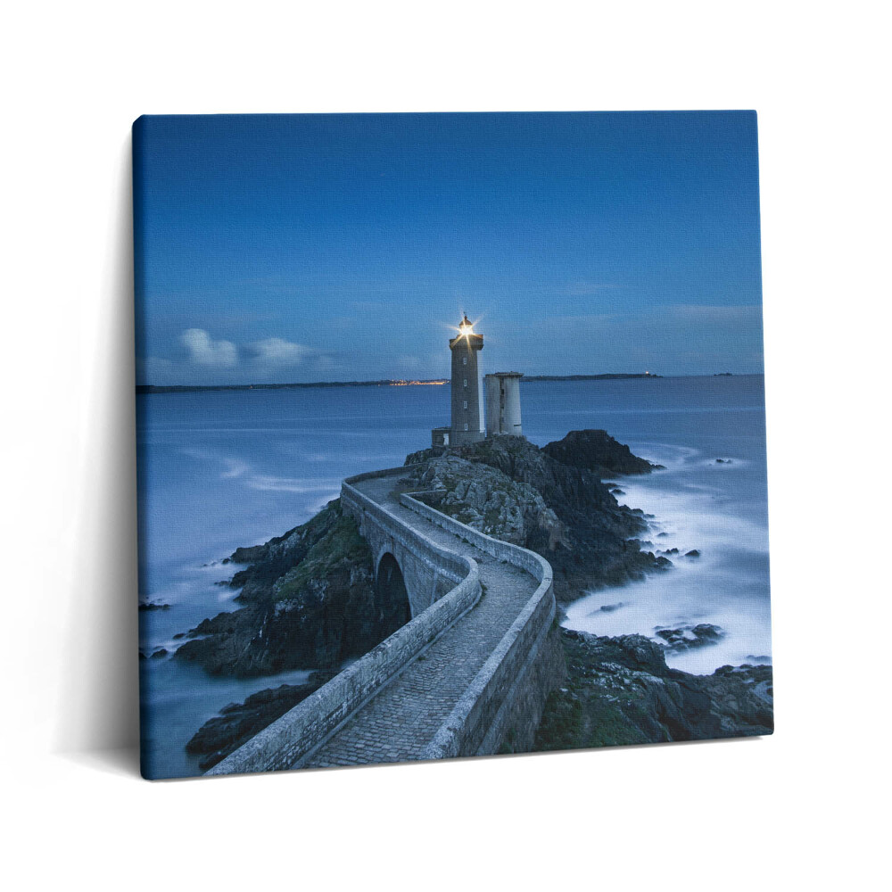 Tablou pe pânză canvas 60x60 Drumul spre far