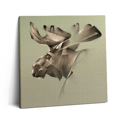 Tablou pe pânză canvas 60x60 Reprezentare grafică a unui elan