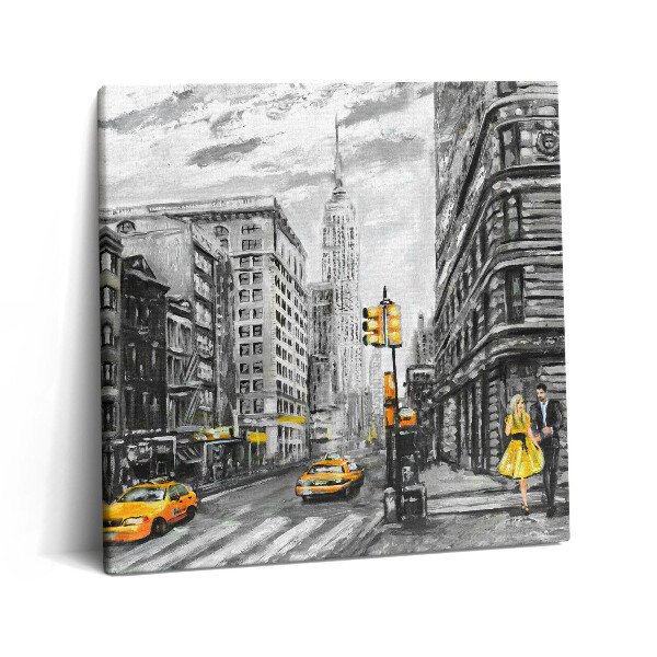 Tablou pe pânză canvas 60x60 Străzile din Empire State Building
