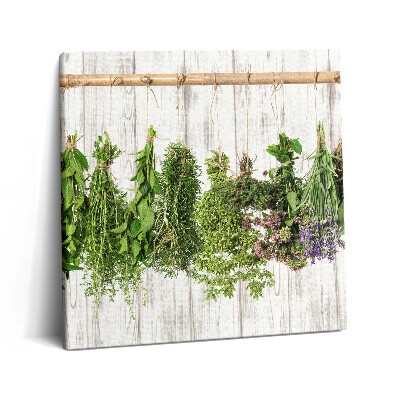 Tablou pe pânză canvas 60x60 Ierburi și plante uscate