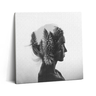 Tablou pe pânză canvas 60x60 Sensibilitatea și gândirea umană