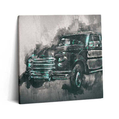 Tablou pe pânză canvas 60x60 Mașină veche