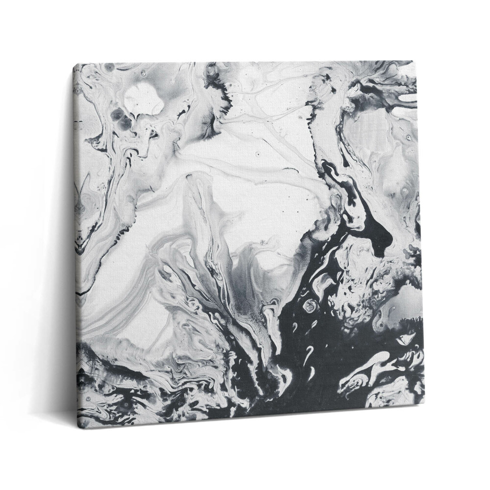 Tablou pe pânză canvas 60x60 Abstractizare cu cerneală - Marble Ink